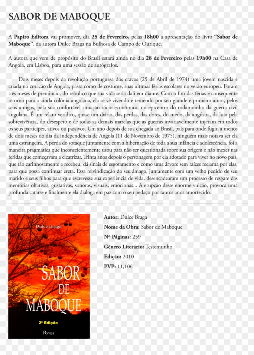 [papiro Editora] “sabor De Maboque” De Dulce Braga - Untitled, Tailpiece, Pg. 69, In The Book Dingo By Octave Clipart