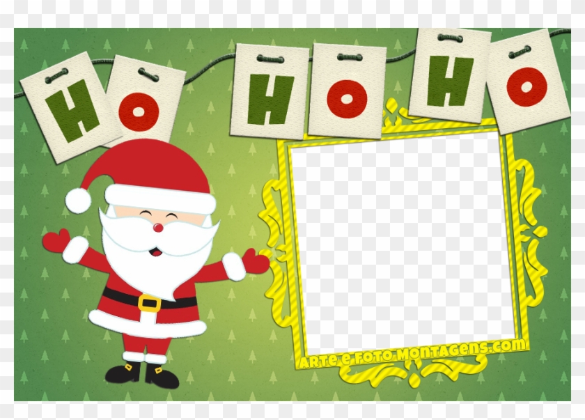 Molduras - Natal Ho Ho Ho Clipart #4250897