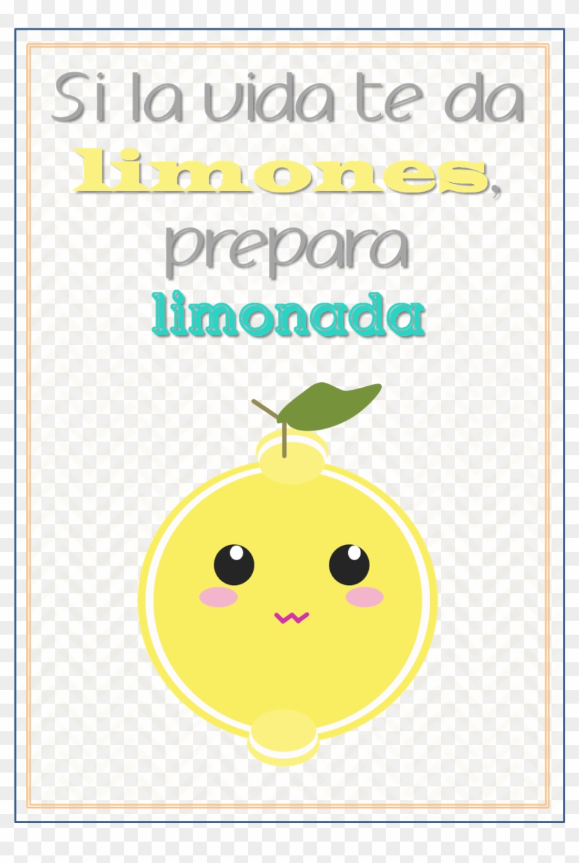 Lámina "si La Vida Te Da Limones, Prepara Limonada" - Illustration Clipart #4251077