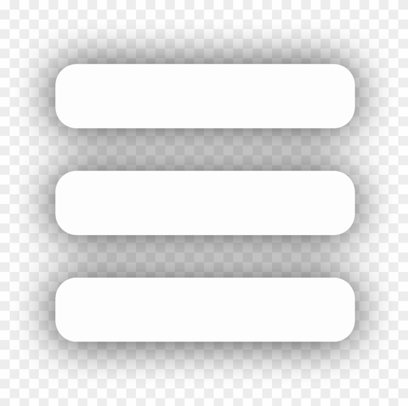 Menu Bar Icon White Clipart #4251166