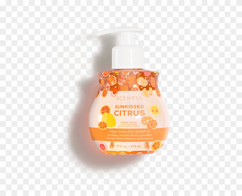 Sunkissed Citrus Scentsy Hand Soap - Plastic Bottle Clipart #4251220