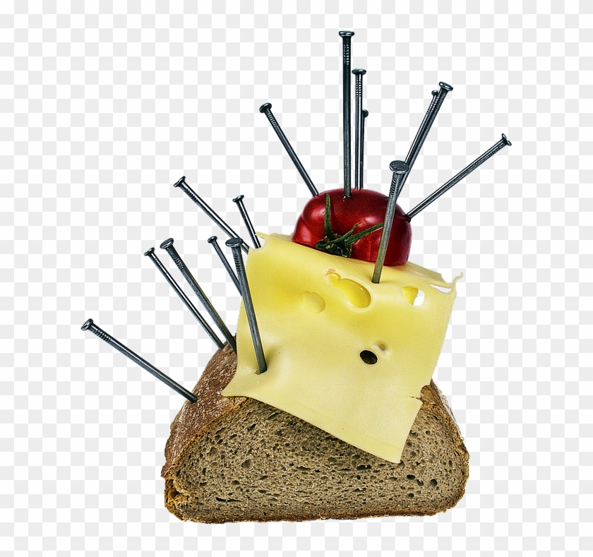 Bread, Cheese, Tomato, Breakfast, Surreal, Art , Png - Bread Clipart #4251903