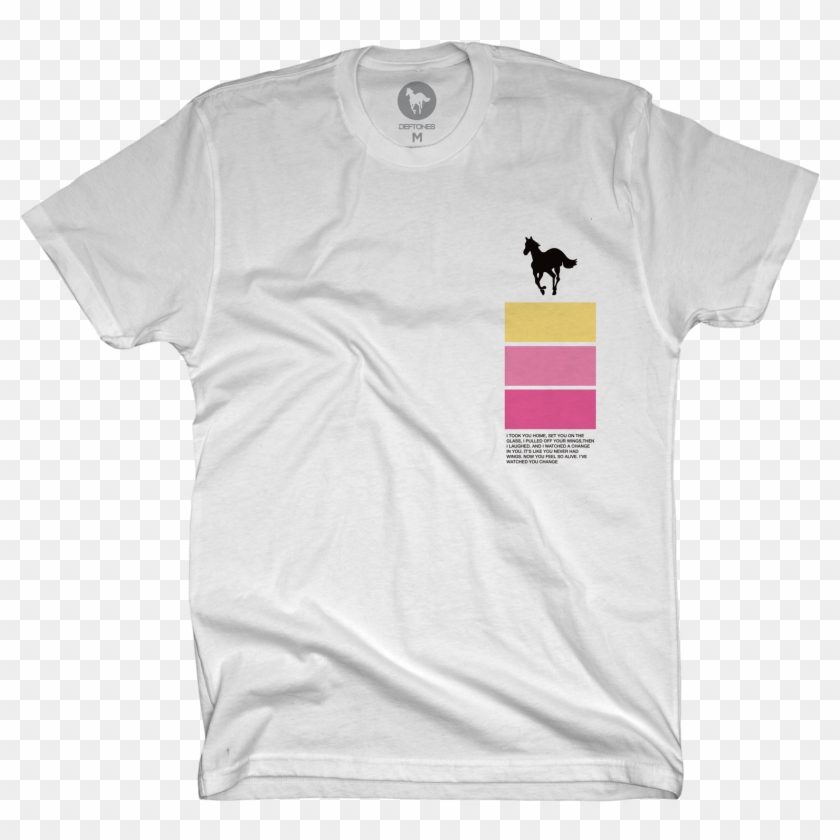 White Pony Bars Tee - Active Shirt Clipart #4251905
