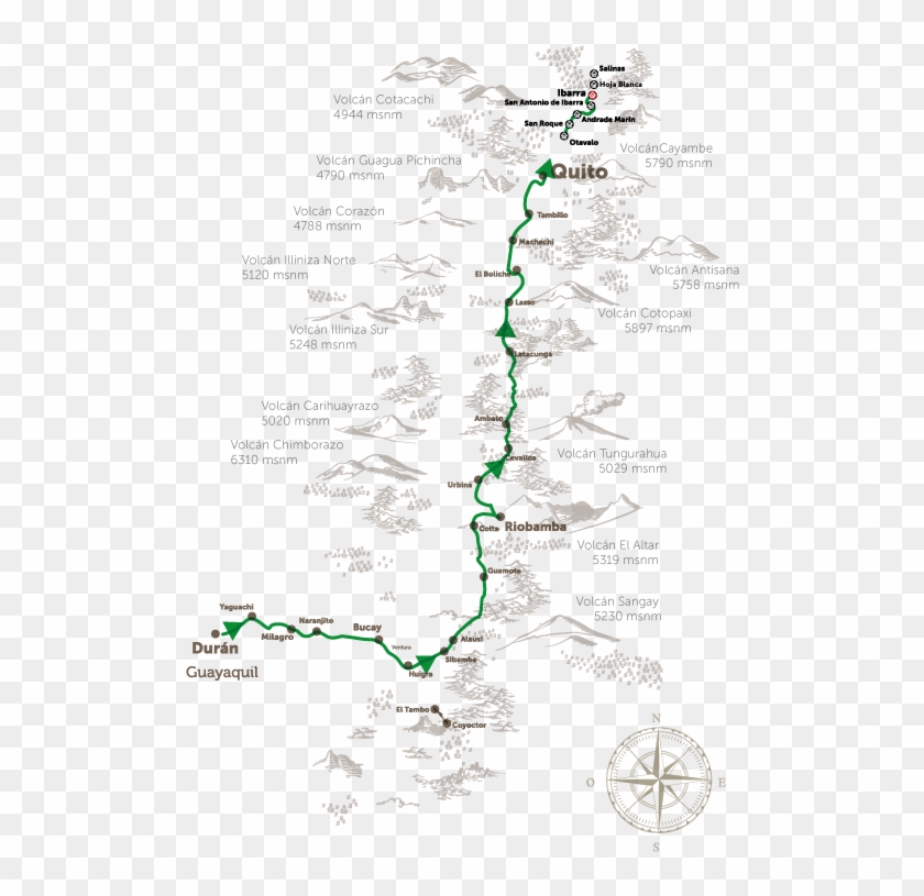 Ruta Tren A Las Nubes - Tren A Las Nubes Route Clipart #4252121