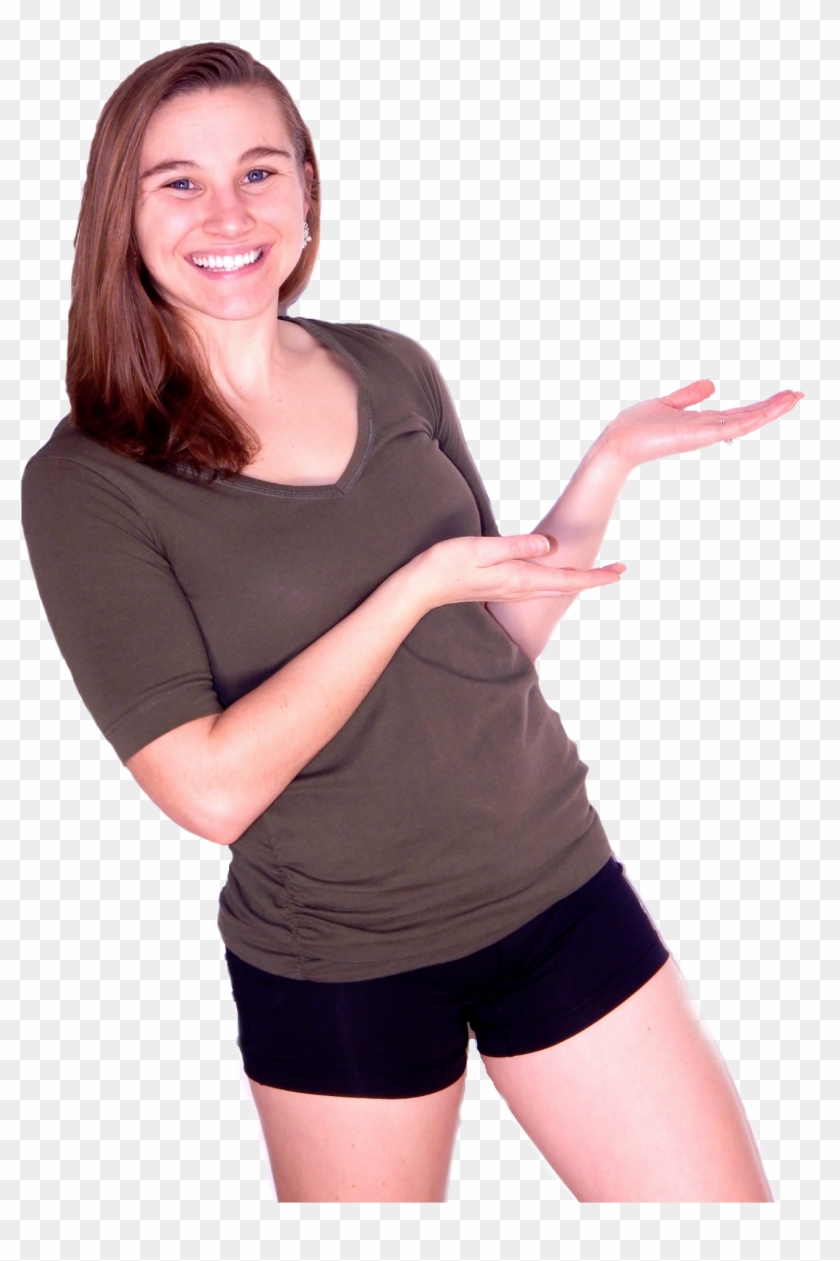 Me Holding Hands Out - Girl Clipart
