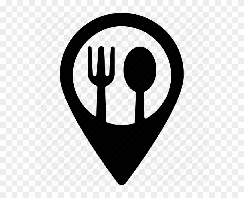 Restaurant & Hotel/ Motel - Google Map Restaurant Icon Clipart