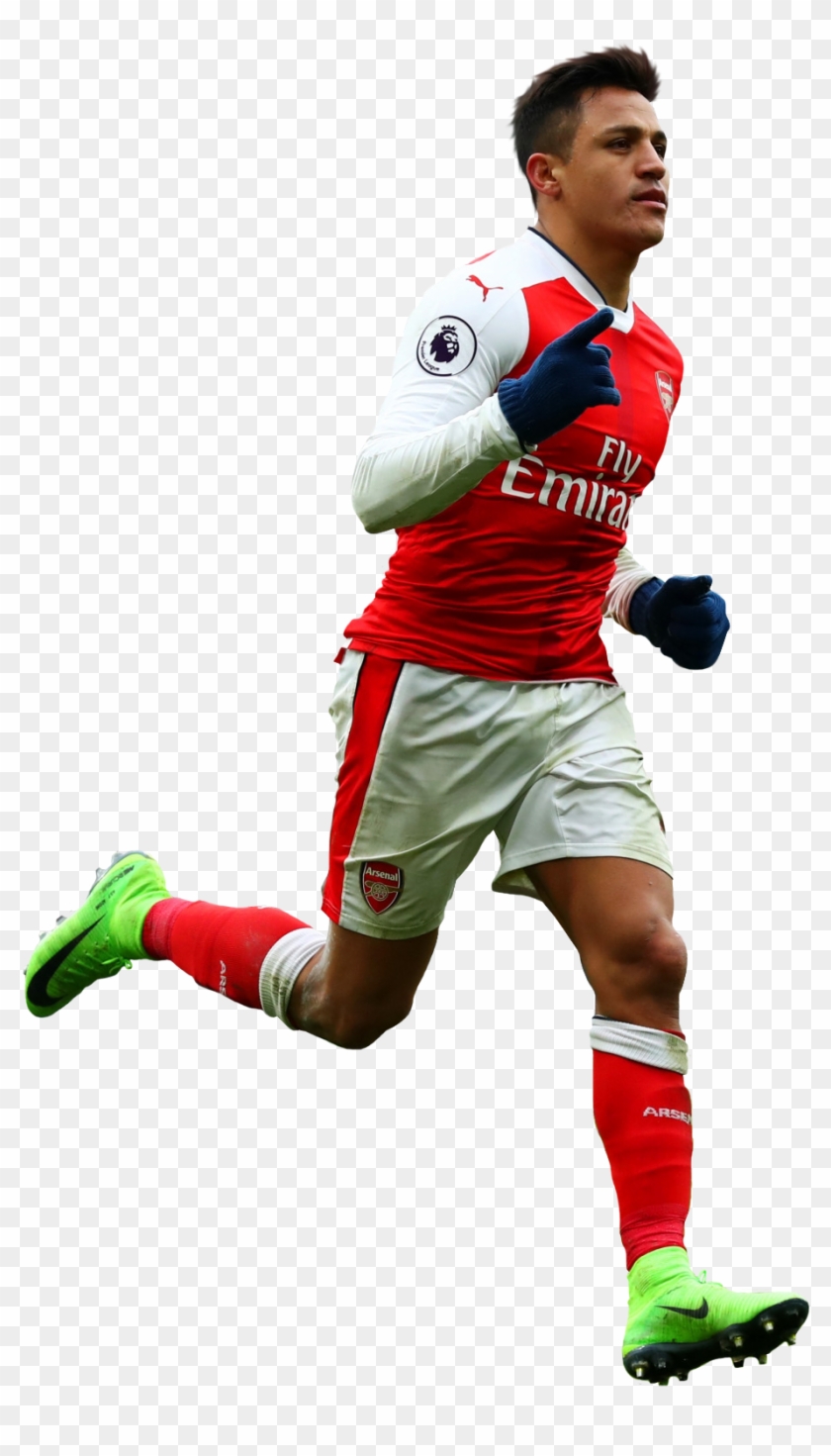 Alexis Sanchez - Alexis Sanchez Football Render 2017 18 Clipart #4252253