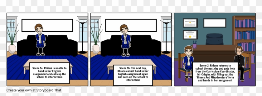 "can't Hand It In" - Cartoon Clipart