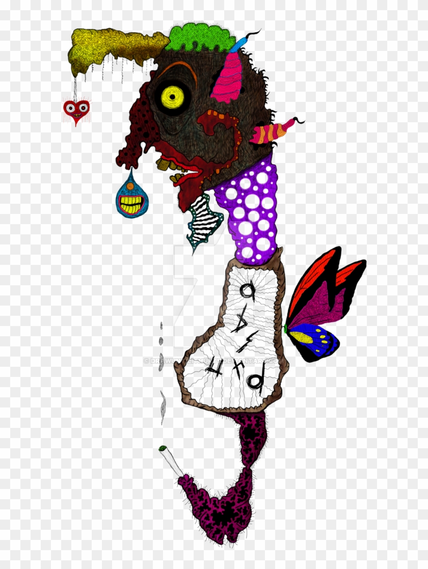 Drawn Triipy Surreal - Cartoon Clipart #4252686