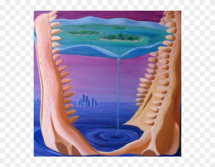 Islands On The Half Shell 36 X 36<br>acrylic Painting - Medical Imaging Clipart