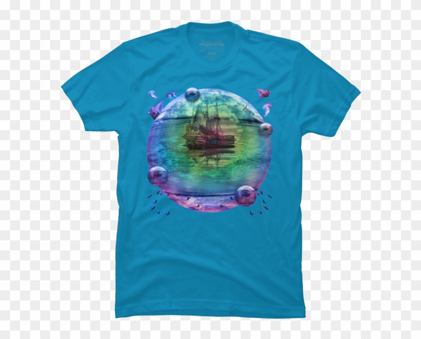 Surreal Ocean Bubble - Circle Clipart #4253123