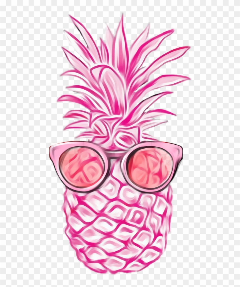 Im Lazy Tbh - Pineapple Pink Clipart #4253215