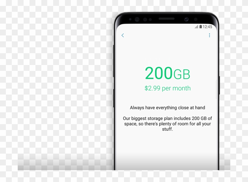 Galaxy S9 Midnight Black With 200gb Storage Plan Settings - Iphone Clipart