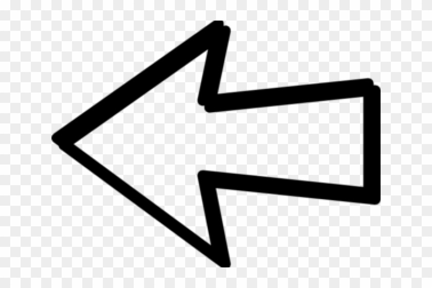 Transparent White Left Arrow Clipart