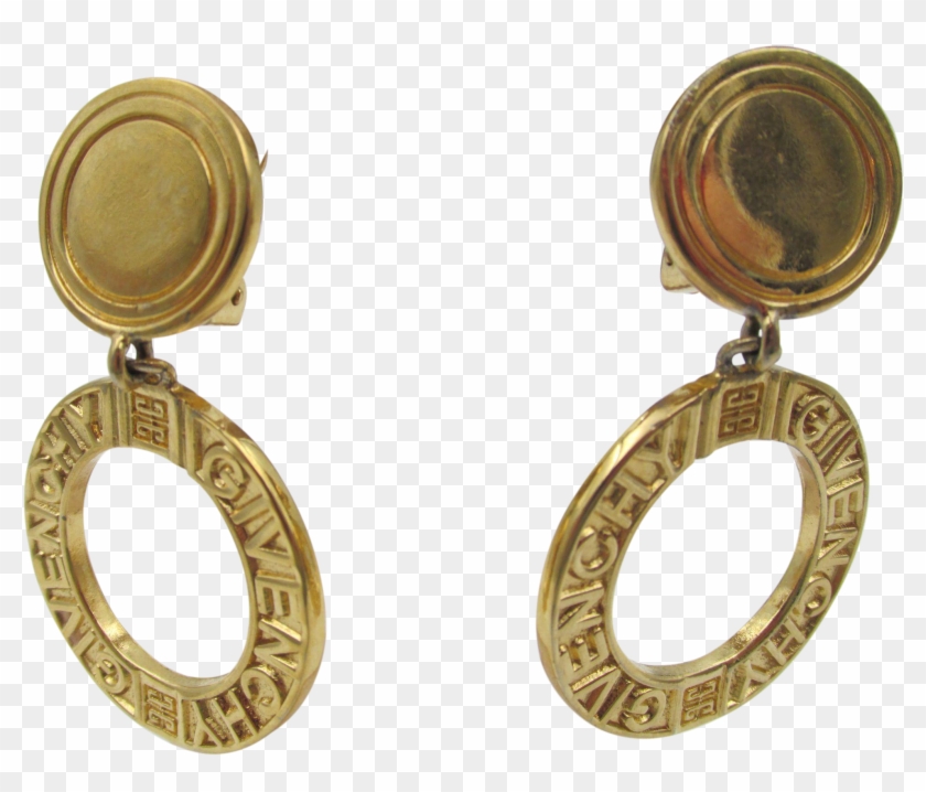 Image Royalty Free Library Vintage Signed Givenchy - Earrings Clipart #4254172