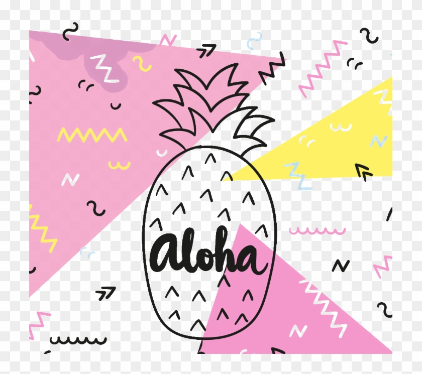 #pineapple #background #aloha #fruit #lovepineaple - Pineapple Background Png Clipart #4254256