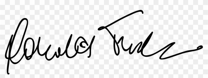 Donald Tusk Signature - Calligraphy Clipart