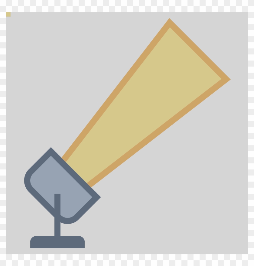 Searchlight Icon Searchlight Free Clipart - Lampshade Office Icon Visualpharm Clipart - Png Download