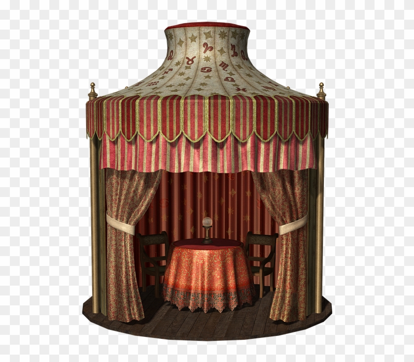 Gypsy Fortune Teller Fortune Magic Mystical - Transparent Gypsy Tent Png Clipart #4254879