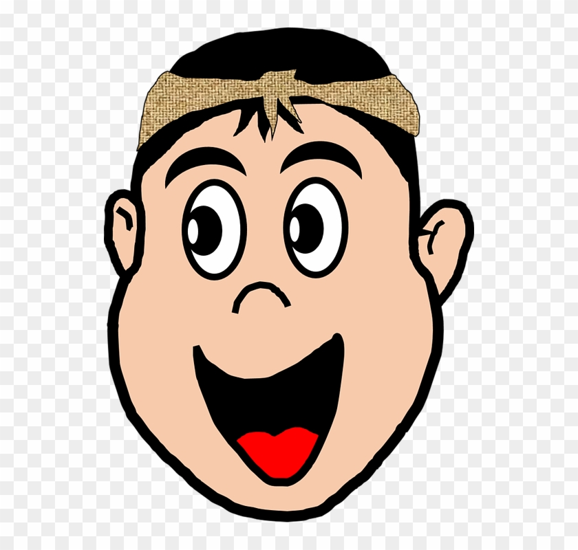 Feliz, Sonrisa, Cara, Persona, Personas, Sonriendo - People Smiling Face Png Clipart