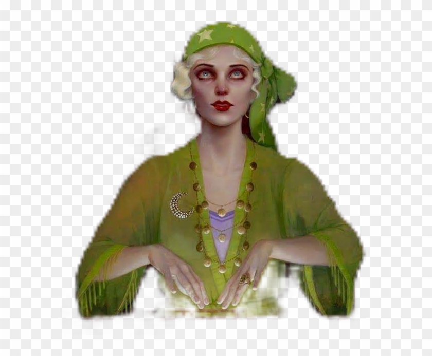 #fortune Teller #gypsy #occult #tarot #witch - Girl Clipart #4255515
