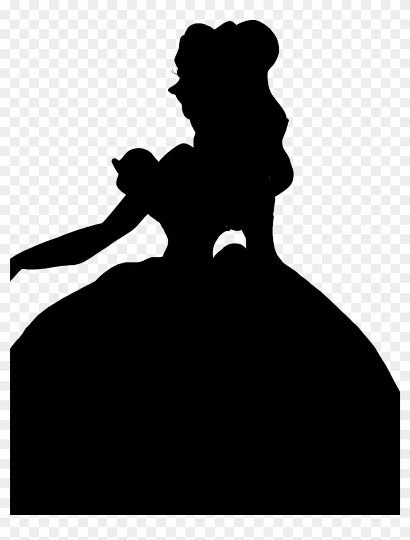 Cenicienta Sticker - Silhouette Clipart #4256018