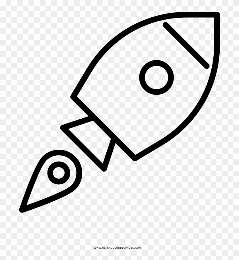 Foguete Coloring Page - Circle Clipart