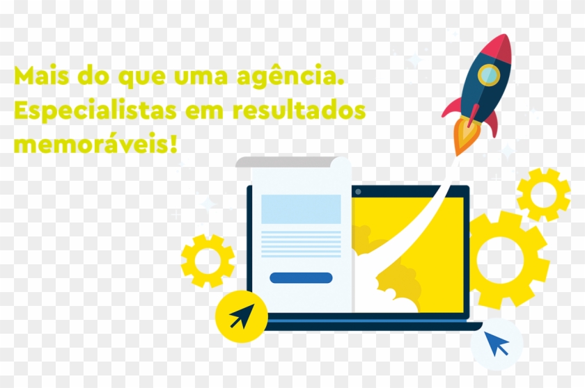 Imagem Foguete Com Icones Topo Home Ii - Email Marketing Clipart