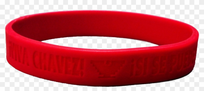 Wristband, Red,"viva Chavez" Si - Inflatable Clipart