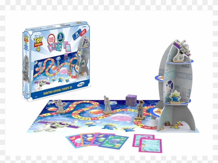 Aventura Espacial Foguete 3 D Toy Story - Cartoon Clipart