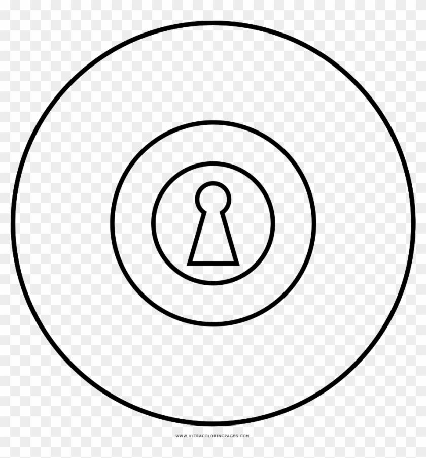 Doorknob Coloring Page - Art Basics For Children Clipart #4256613