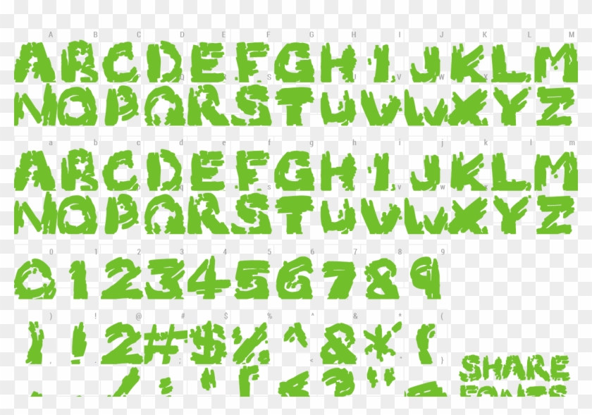 Font Burnt Firewood Preview Clipart #4256639