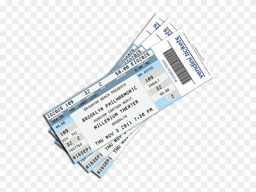 Concert Ticket Png - Cartoon Concert Tickets Png Clipart