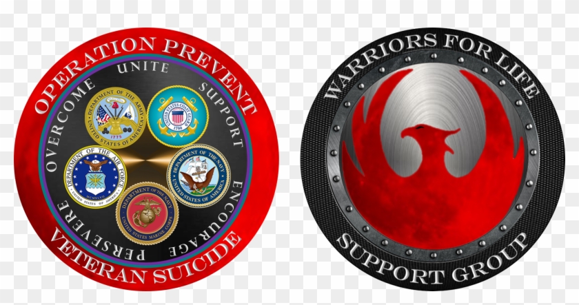 Warriors For Life Coin - Military Clipart