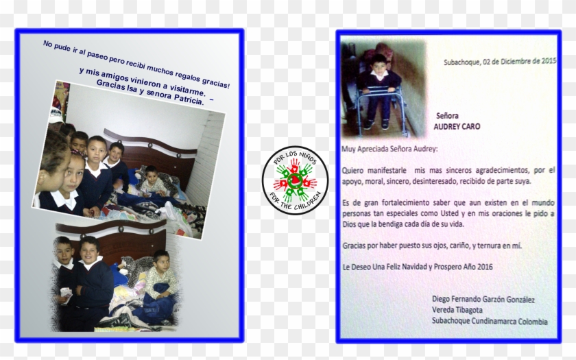 Some Of The Thank You Letters From The Children To - Brochure Clipart #4257153