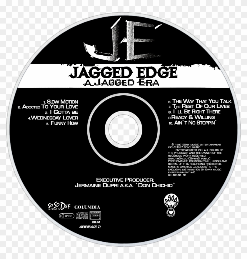 Jagged Edge A Jagged Era Cd Disc Image - Jagged Edge A Jagged Era Songs Clipart #4257206
