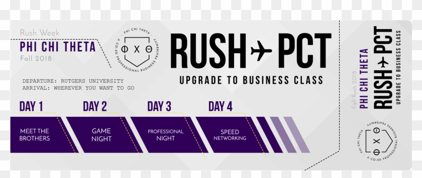 Pct Boarding Pass - Poster Clipart