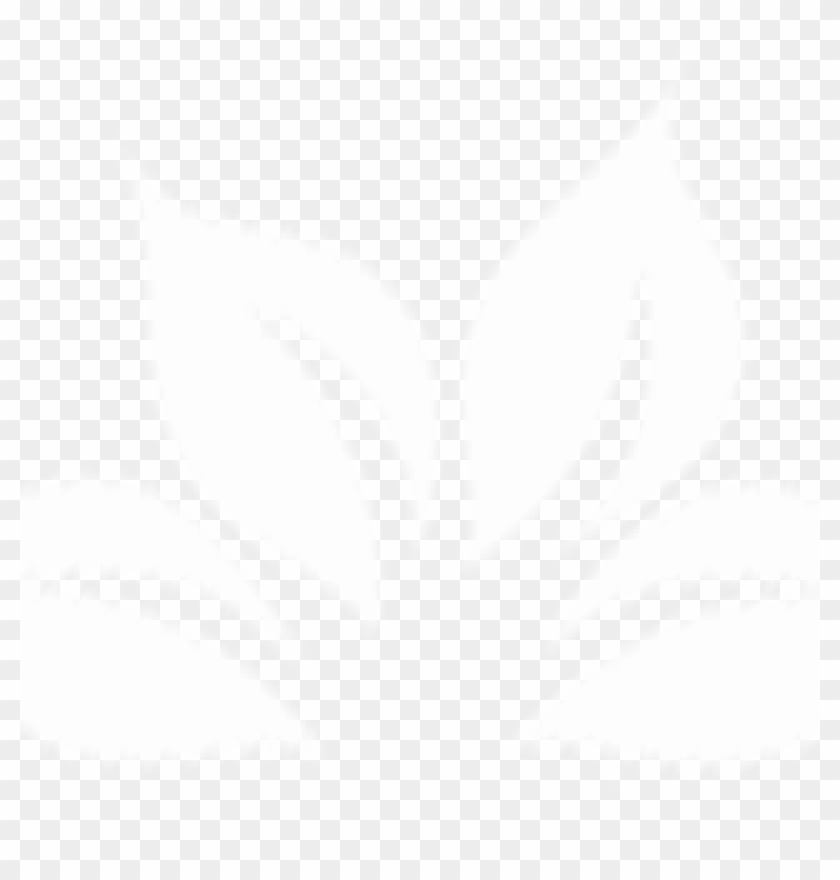 White Leaf - Monochrome Clipart #4257504