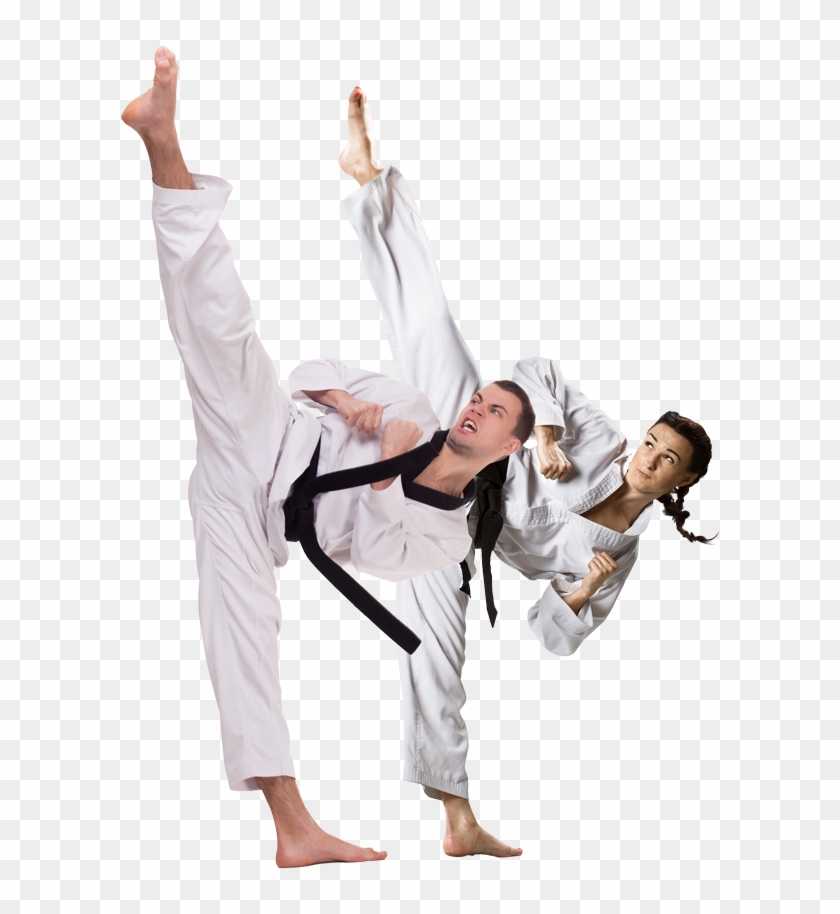 Taekwondo Png - Martial Arts High Kick Clipart