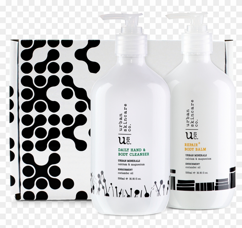 Usc Duo Pack White Skincare - Glass Bottle Clipart #4257600