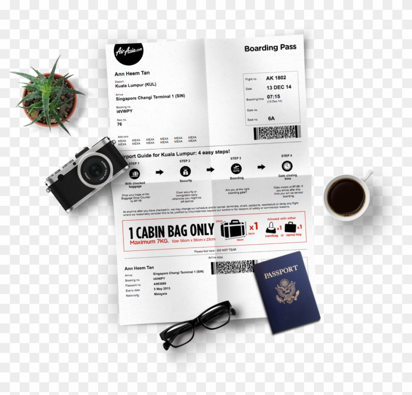 Photo Of Web Boarding Pass Redesign Project - Digital Camera Clipart #4257623