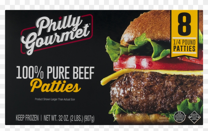 Philly Gourmet Beef Patty Clipart #4257770