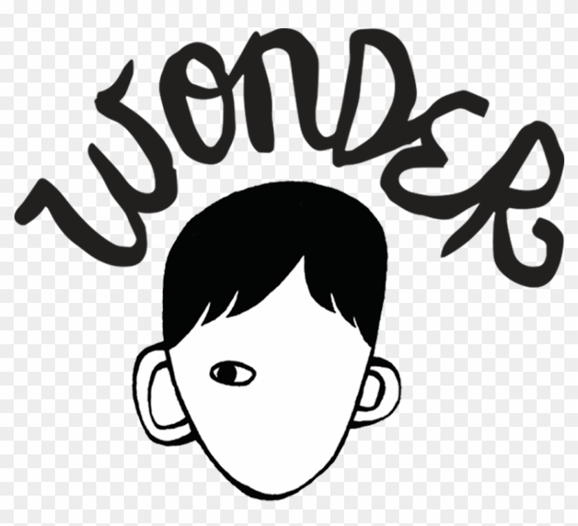 Wonder - Wonder Book Black And White Clipart #4259027
