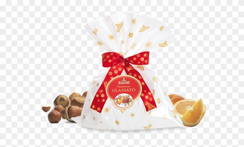 Embalagens Elegantes Para Panettone Com Glace Com Laço - Marzipan Clipart
