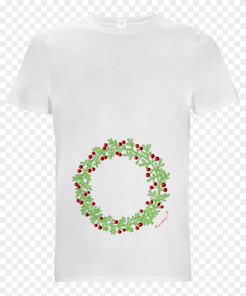Holly Wreath - Shirt Clipart