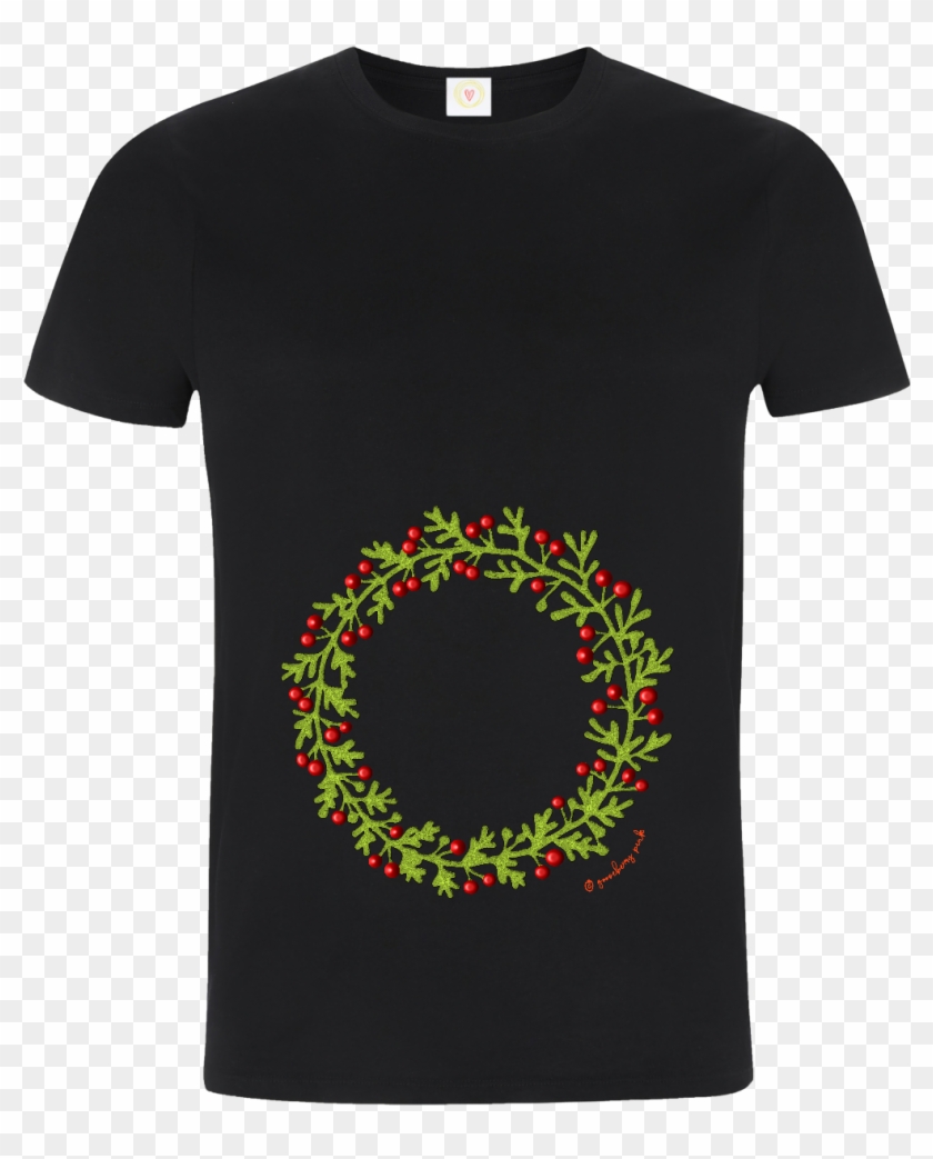 Holly Wreath - T-shirt Clipart #4259615