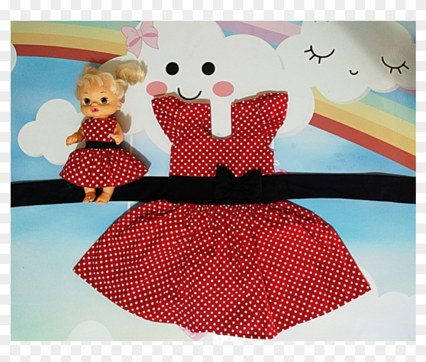 -20% Esgotado Vestido Minie Vermelho Para Bebê 12 Meses - Cartoon Clipart