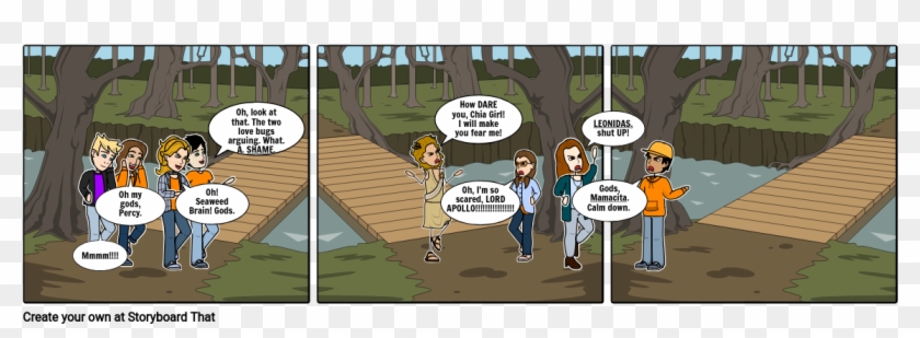 Bad Argument Stuff Happening - Comics Clipart