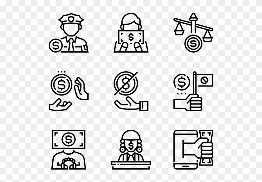 Corruption - Resume Icons Png Clipart