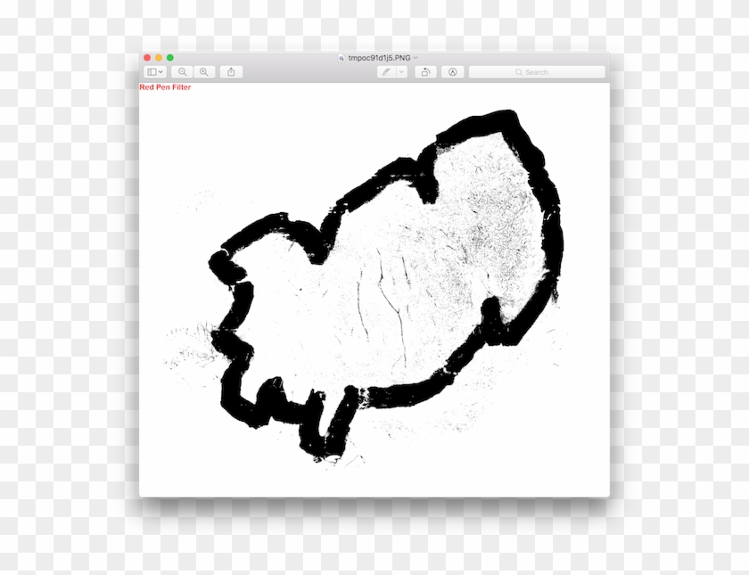 Original Slide, Red Pen Filter - Heart Clipart